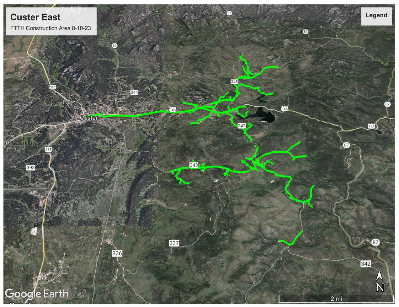 Custer East FTTH Construction Area 8-10-23.png