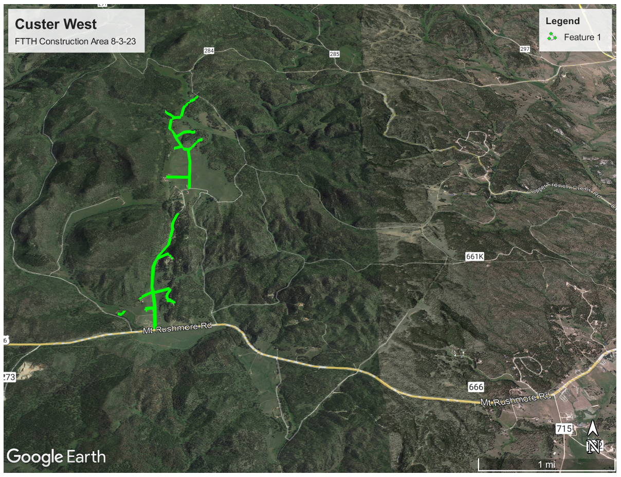 Custer West FTTH Construction Area 8-3-23.png